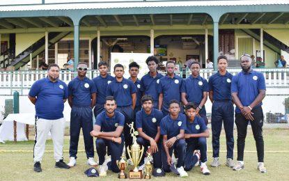 Select XI champions of the U15 Super50 inter county cricket tournament