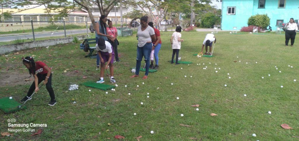 Some youths at practice recently.