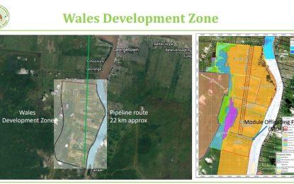 Natural Gas will be flared at Wales operations