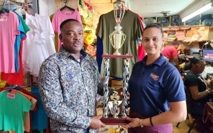 Trophy Stall donates trophy for Senior winner