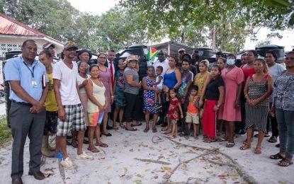 60 Madewini/Yarrowkabra residents receive water tanks to access safe, clean water