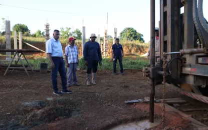 40 new wells to be constructed in hinterland regions this year