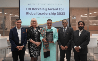 Commonwealth Secretary-General becomes first Caribbean and British person to receive UC Berkeley’s Global Leadership Award