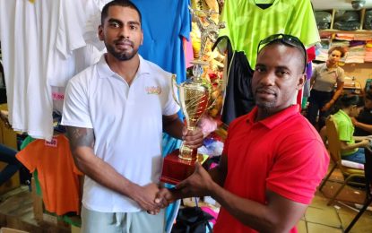Trophy Stall on Board “GUYANA South America Undiscovered Martial Arts Championship”
