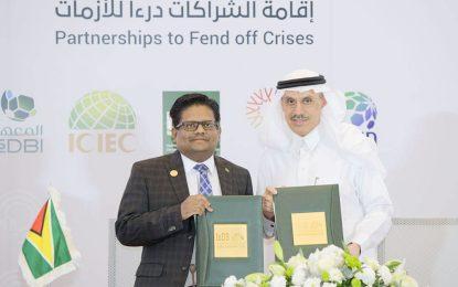 Guyana signs MOU with Islamic Bank for green infrastructure, economic diversification