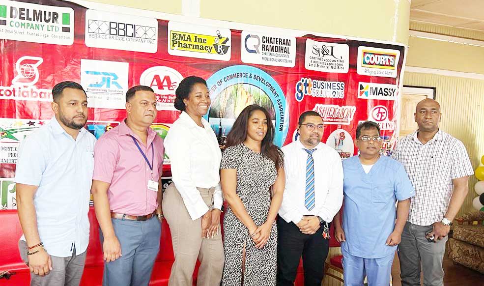 The newly elected executive of the Berbice Chamber of Commerce and Development Association