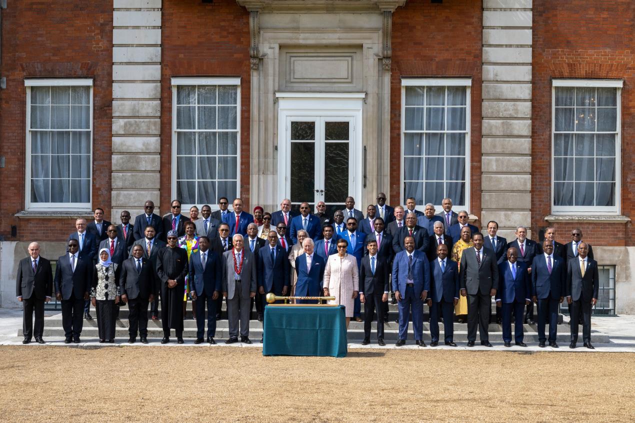 Commonwealth leaders with HM King Charles III at Marlborough House, the Headquarters of the Commonwealth Secretariat (Commonwealth Secretariat)