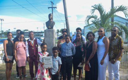 Michael Parris bust unveiled in honour of Guyana’s only Olympic medallist 