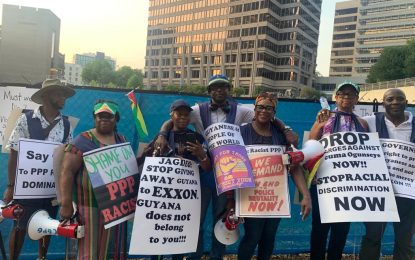 Overseas based group protests PM Phillips’ first visit to Atlanta