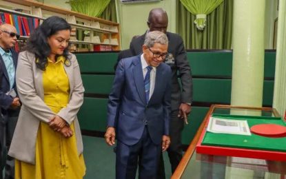 Parliament names library after longest serving clerk, Frank A Narain