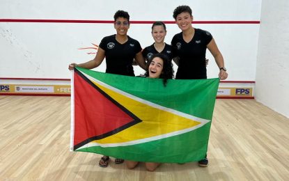 Guyana’s women gain momentum in Singles match up against the Bolivians