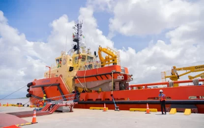 Guyana’s maritime, oil and gas sectors boosted with two new tugboats