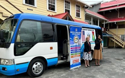 Palms Rehab. Centre gets 17-seat bus from U.S. Embassy