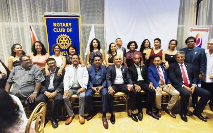 The Rotary Club of New Amsterdam installs new Board of Directors for 2023 -2024