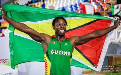Archibald’s historic gold is Guyana’s lone medal at CAC Games