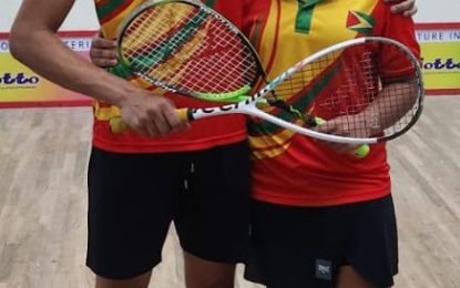 Guyana’s Verwey and Gomes secure gold in Mixed Doubles event