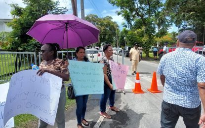 Guyanese welcome Blinken with protest over Exxon deal, rape allegations 