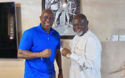 Ninvalle meets legendary African fighter Azumah Nelson