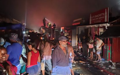 Section  of Charity Market destroyed by fire