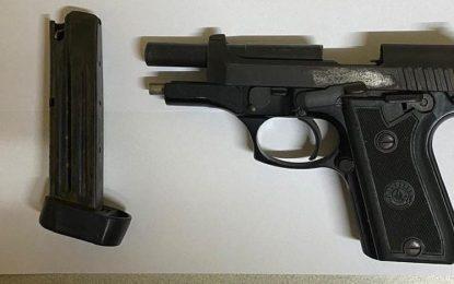 Two men busted with illegal firearm