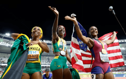 American Richardson claims world gold in women’s 100m