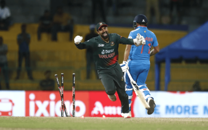 Bangladesh upset India despite Gill ton