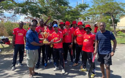 Guyana Fire Service bags GOAPC Inter-Ministry Tapeball title