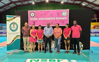 Badminton Association’s Junior Championship underway at Gymnasium