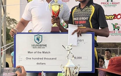 Over $1M in cash and prizes handed out at final of Price Is Right Supermarket Upper Corentyne Cricket Association (UCCA) T20 cricket competition