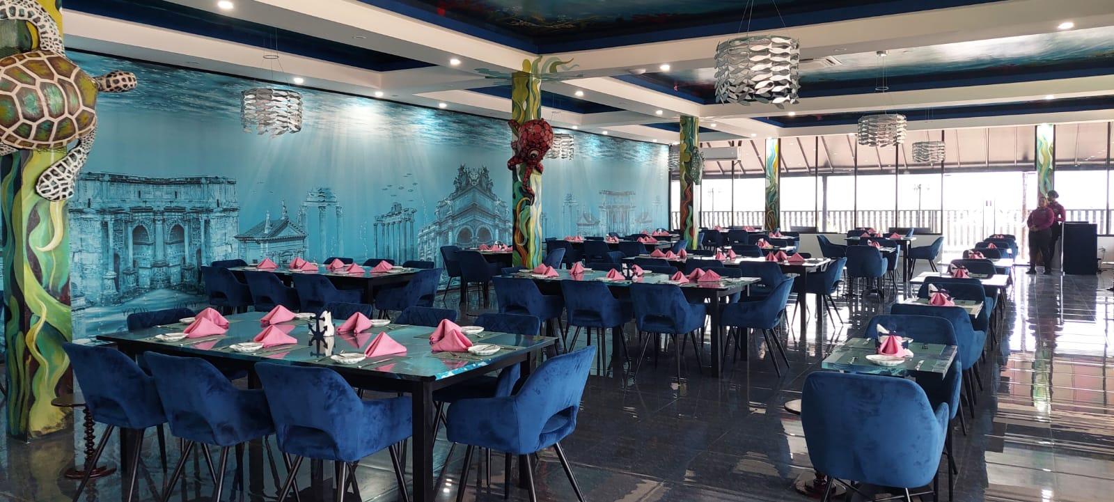 A glimpse of the fine dining restaurant, Atlantis Cuisine