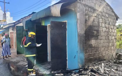 Illegal connections set off fire at Bourda market stalls