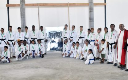 Karate Master Woon-A-Tai blesses new IKD Headquarters