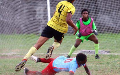 Upper Demerara and Berbice Football academies booked their spots in the final