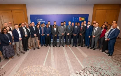 President Ali urges EU businesses to seize lucrative investment opportunities available in Guyana