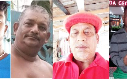 Four Guyanese fishermen missing at sea for nine days