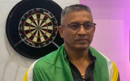 Norman Madhoo among the only darts player to represent Caribbean and Latin America – at 2024 PDC