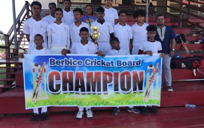 Algoo, Kisten all round brilliance leads Berbice Educational Institute to championship honours