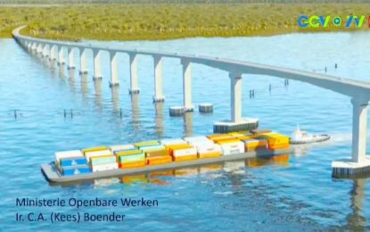 Surinamese firm bid US$325.4M to build Corentyne River Bridge
