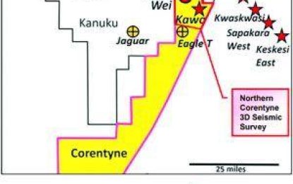 CGX estimates up to 628M barrels at Corentyne Block, plans for first oil by 2030