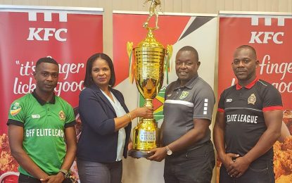 GFF-KFC Elite League Cup winner trophy unveiled