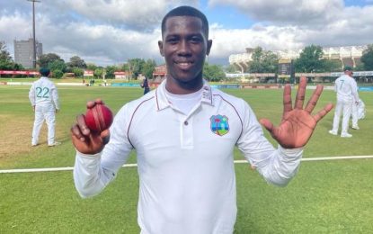 Shamar Joseph grabs 5-76 but South Africa “A” set West Indies “A” 421 to win decisive third “Test”