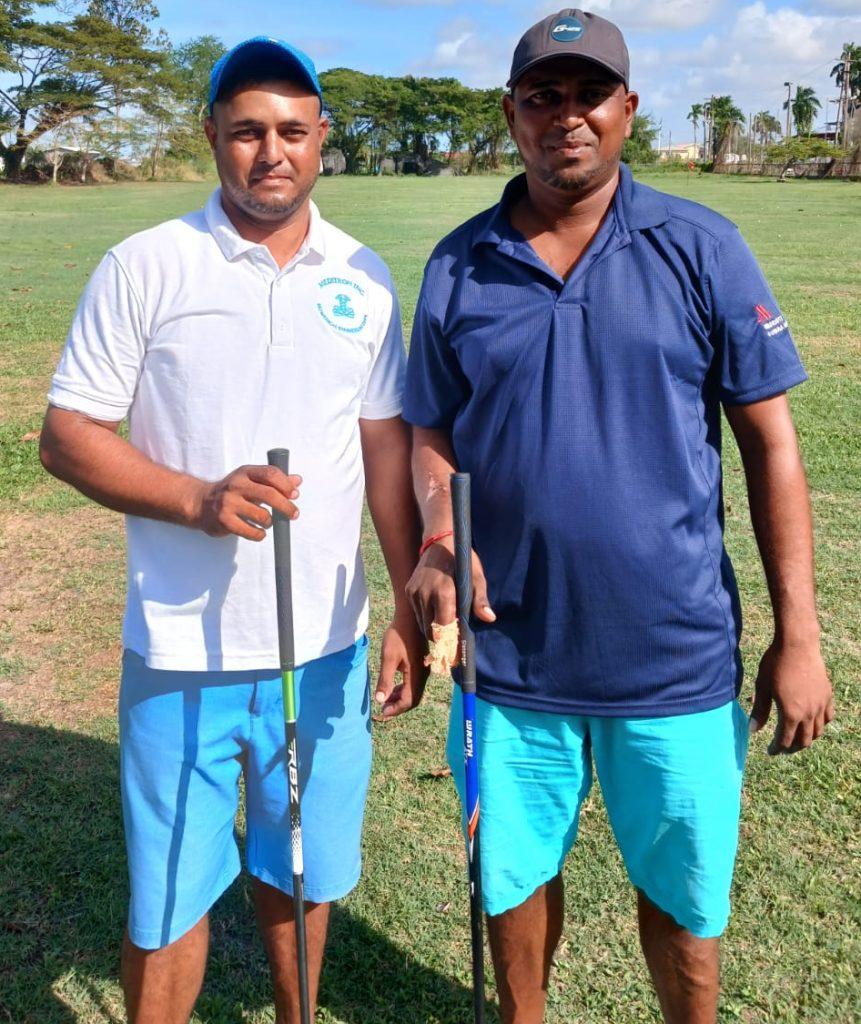 Top Golfers Avinash Persaud (L) and Vishal Dhanai (R) turn Nexgen Coaches.
