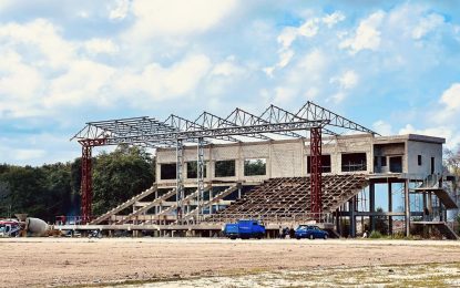New Amsterdam Synthetic Track moving ahead steadily
