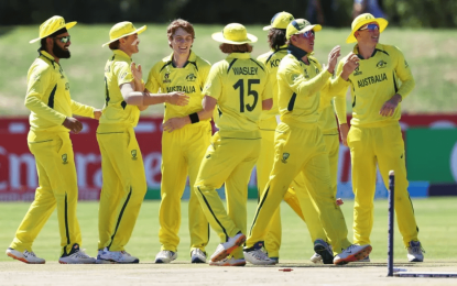 Vidler and Straker dismantle Namibia for 91 to hand Australia opening win