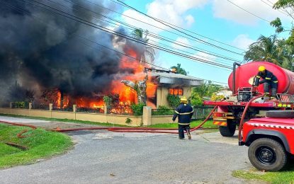 Fire guts New Providence home