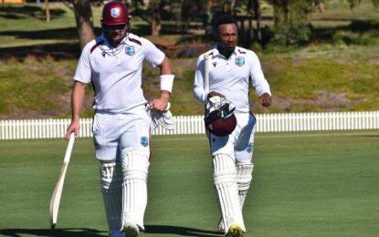 Da Silva completes century as Hodge falls one short in West Indies’ drawn warm-up contest with Cricket Australia XI