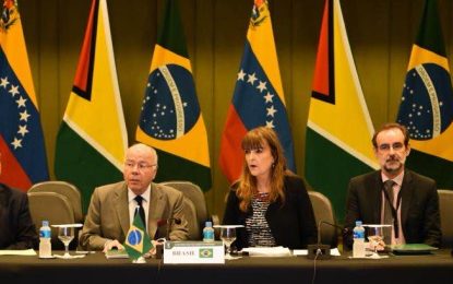 Guyana and Venezuelan Foreign Ministers met in Brazil for Joint Commission Meeting