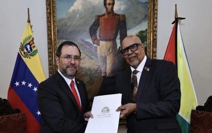 Dr. Richard Van West-Charles accredited as Guyana’s Ambassador to Venezuela 