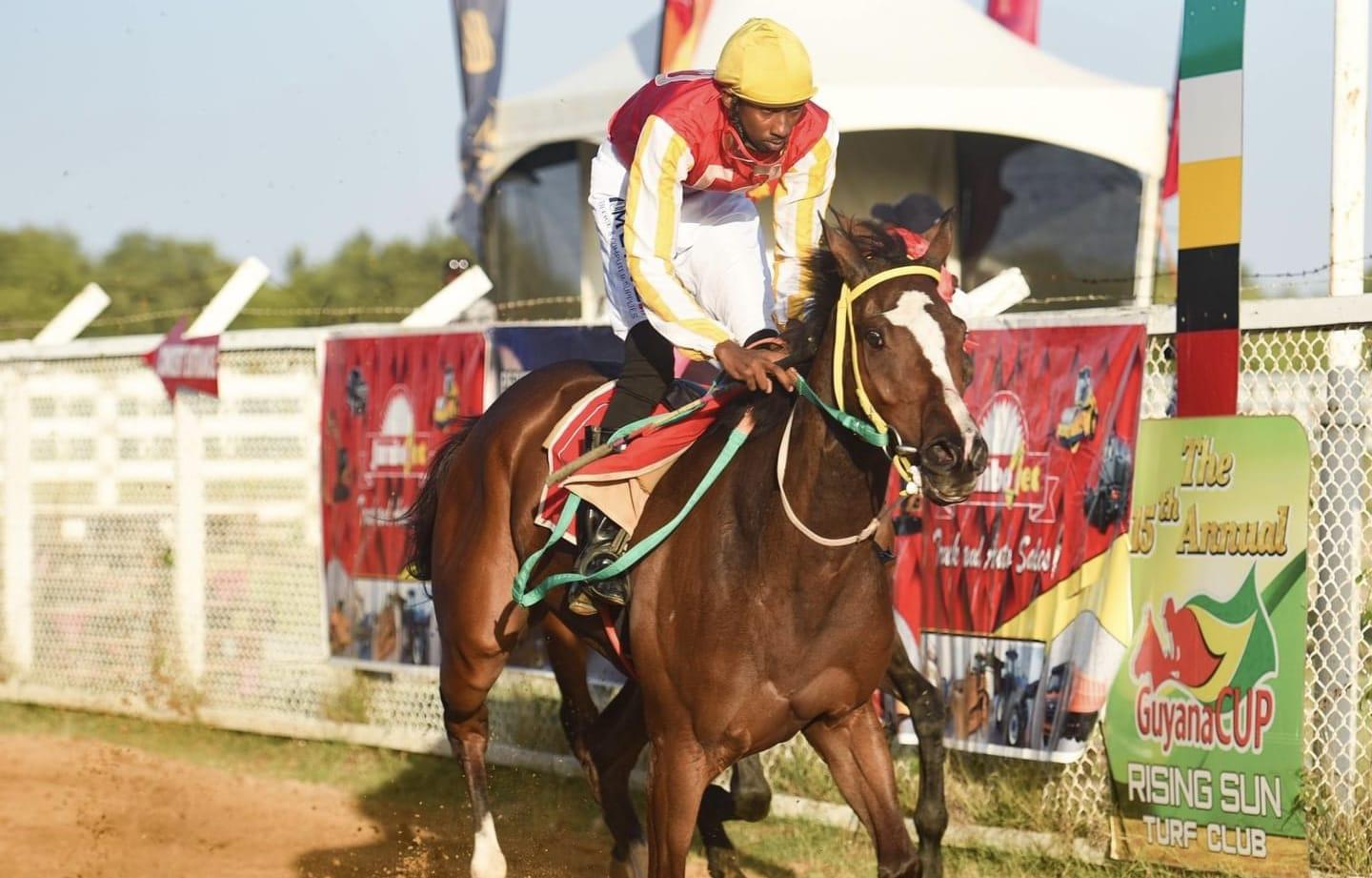 Guyana’s champion Jockey Colin Ross has his eyes on winning the prize.