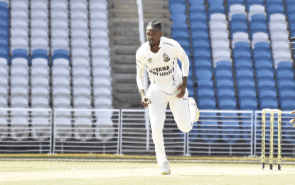 Guyana Harpy Eagles fast bowler Ronsford Beaton suspended from bowling